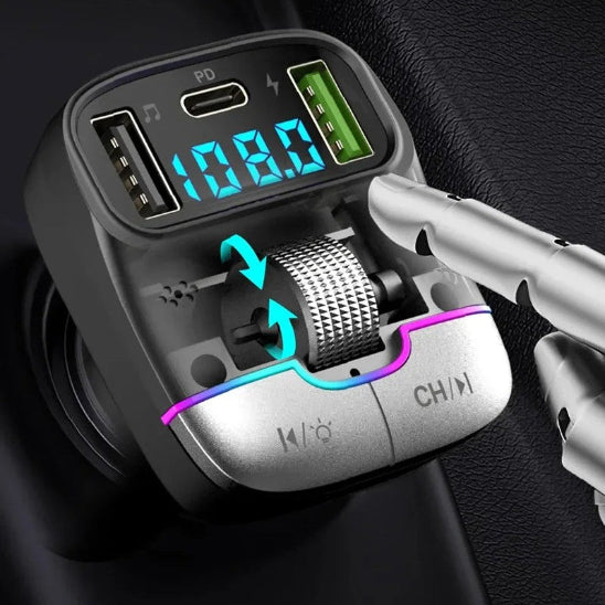 bluetooth-dans-la-voiture-roue-central