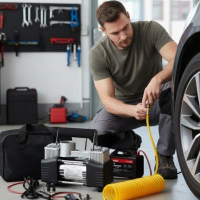 Mini compresseur avec embout pratique