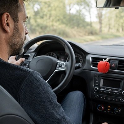 Sent bon voiture forme de pomme