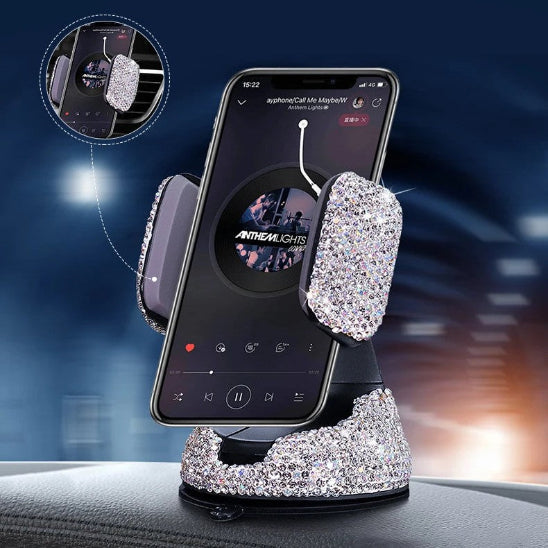 support-téléphone-voiture-musique-mains-libre