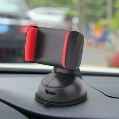 Support téléphone voiture noir avec du rouge