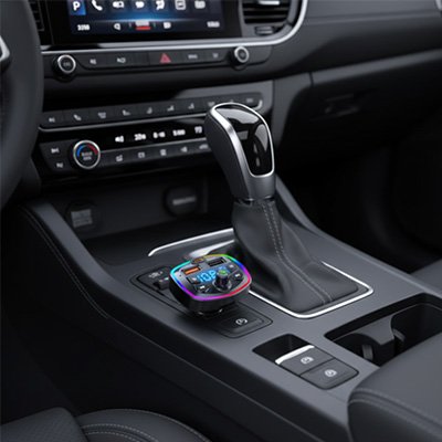 Adaptateur bluetooth pour voiture compact