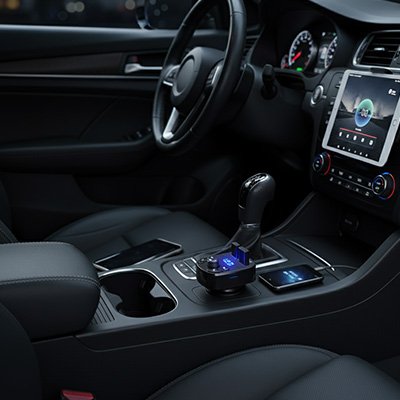 Allume cigare bluetooth dans allume cigare