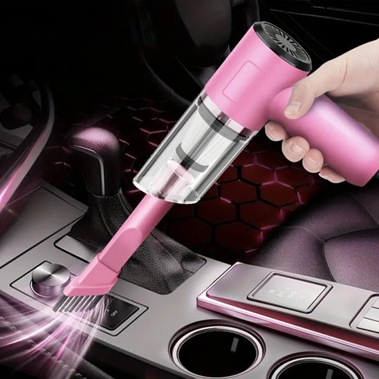 Aspirateur voiture sans fil poussière et miette