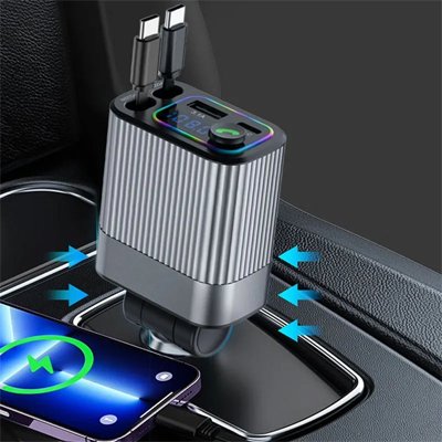 Bluetooth voiture Câbles rétractables