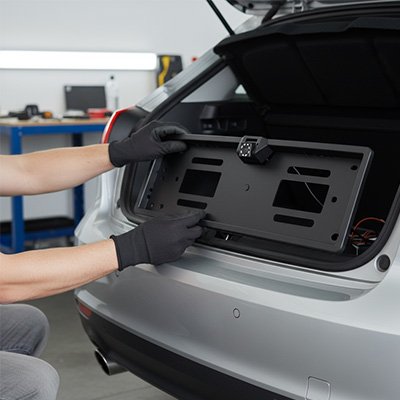 Caméra de recul pour voiture Installation plug and play