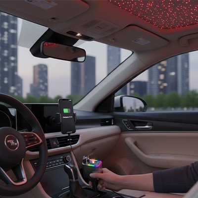 Chargeur allume cigare Applicable téléphone portable iPhone 