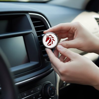 Diffuseur parfum voiture Fixation sur grille d'aération