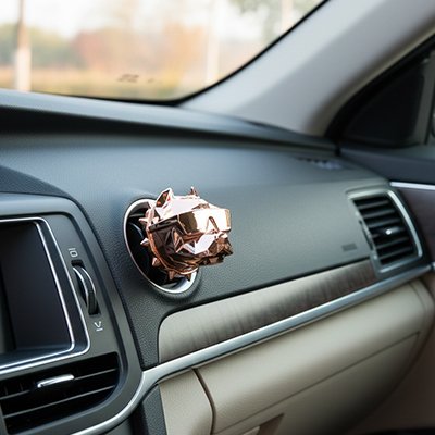 Diffuseur parfum voiture or rose