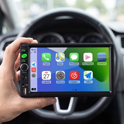 ecran-carplay-compatible-tableau-de-bord-dIN 2