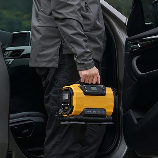 Gonfleur pneu voiture portatif