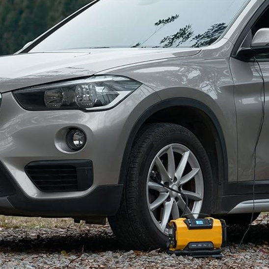 Gonfleur pneu voiture raccordement