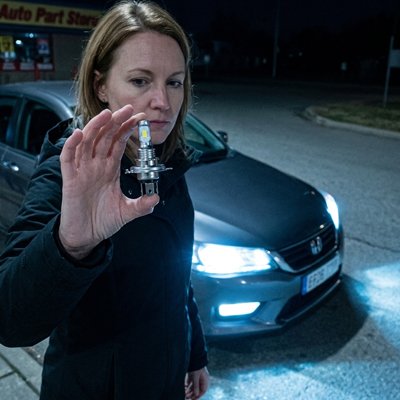 Led ampoule voiture Faisceau lumineux directionnel