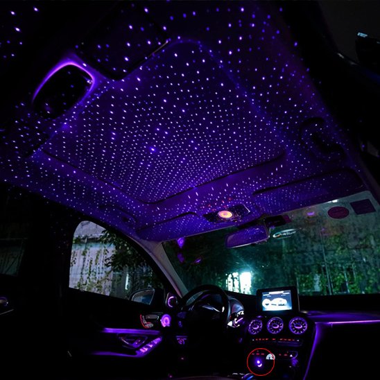 Led interieur voiture violet