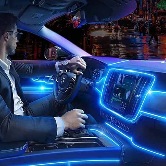 LED pour voiture blue