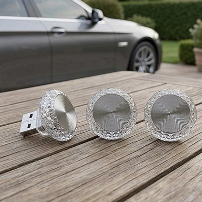 Led pour voiture Mini lumière ambiante USB