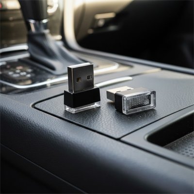 Led pour voiture Mini USB LED lumières d'ambiance
