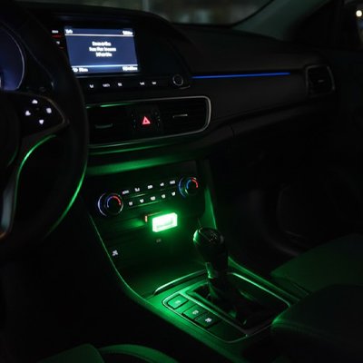 Led pour voiture vert