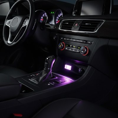 Led pour voiture violet