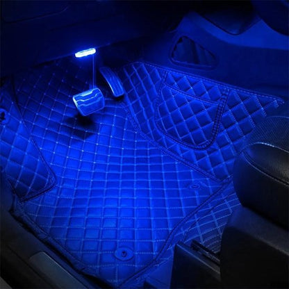 Led voiture bleu