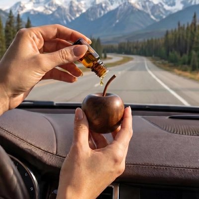 sans-bon-voiture-forme-de-pomme-décorative