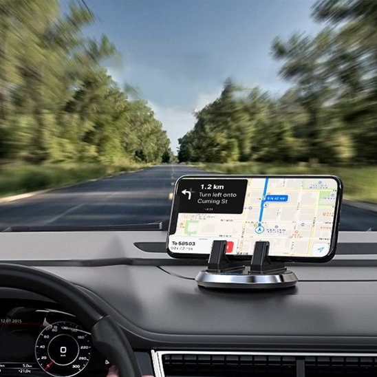 support de téléphone pour voiture gris