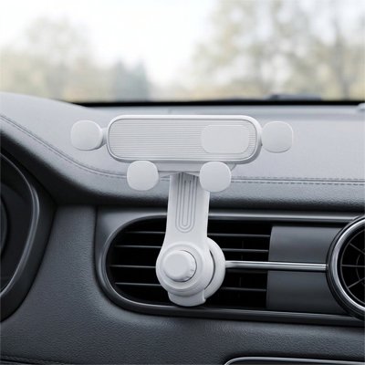 Support de téléphone voiture couleur blanc