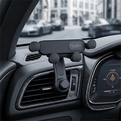Support de téléphone voiture couleur noir