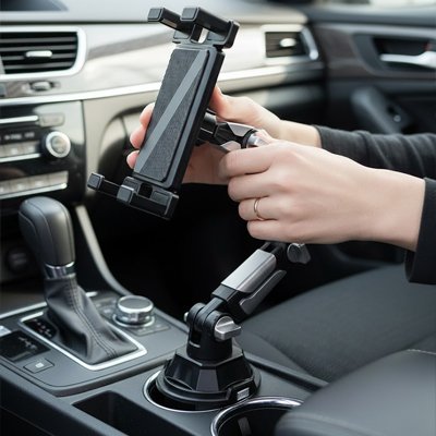 support-tablette-pour-voiture-bras-articulé-flexible