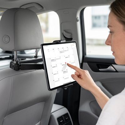 Support tablette voiture couleur noir