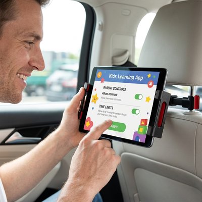 Support tablette voiture couleur rouge
