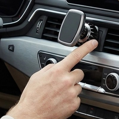 Support téléphone magnétique voiture maintien sécurisé du téléphone