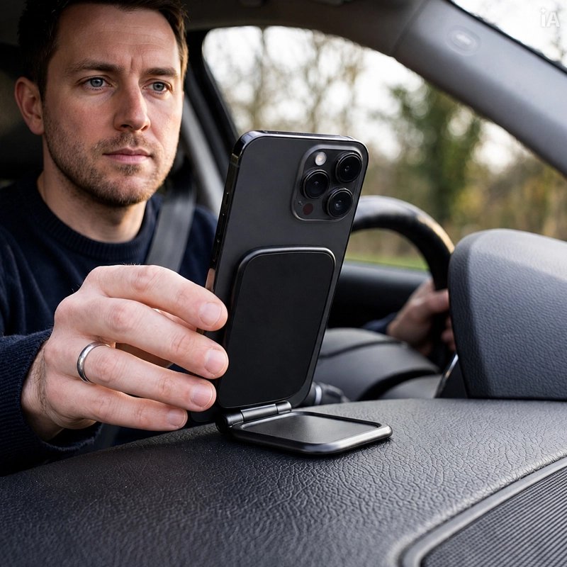 support-téléphone-voiture-magnétique-angle-de-vue-ajustable