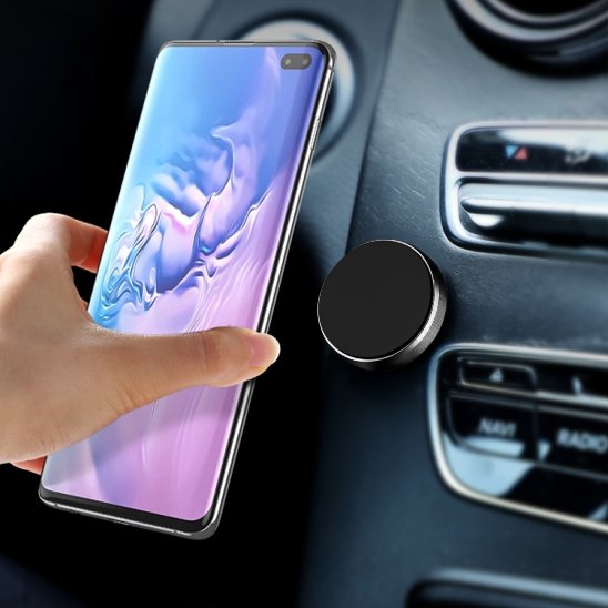 Support téléphone voiture magnétique noir