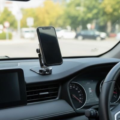 Support telephone voiture magnetique Système magnétique puissant