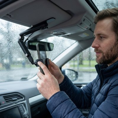 support-voiture-pour-telephone-bras-articulé-ajustable