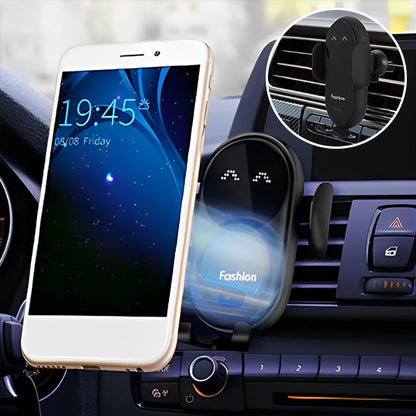 Support voiture pour telephone Fixation sur grille d'aération 