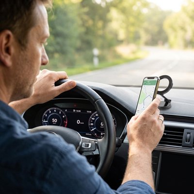 Support voiture pour telephone Fixation 