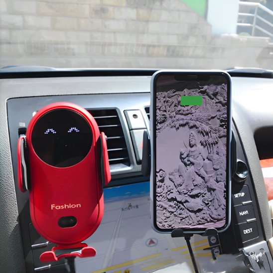 Support voiture pour telephone rouge