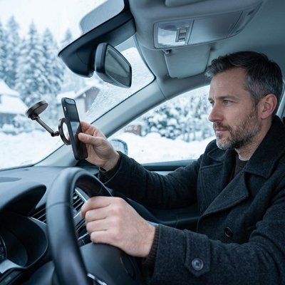 Support voiture pour telephone structure minimaliste