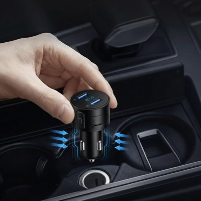 Transmetteur fm bluetooth Éclairage LED